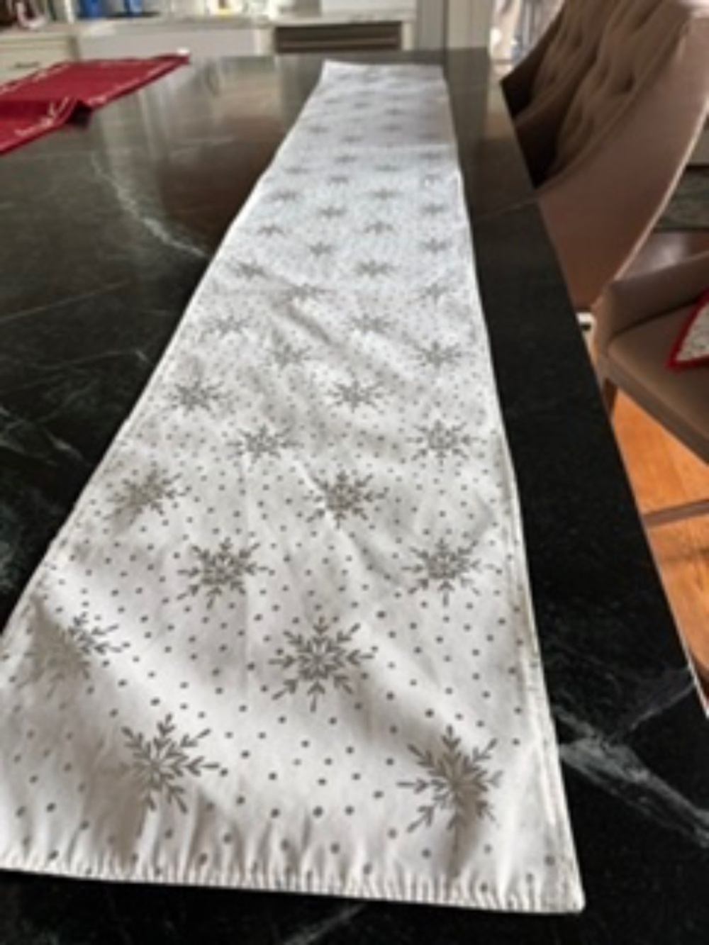 Winter Table runner 13 w x 88 long